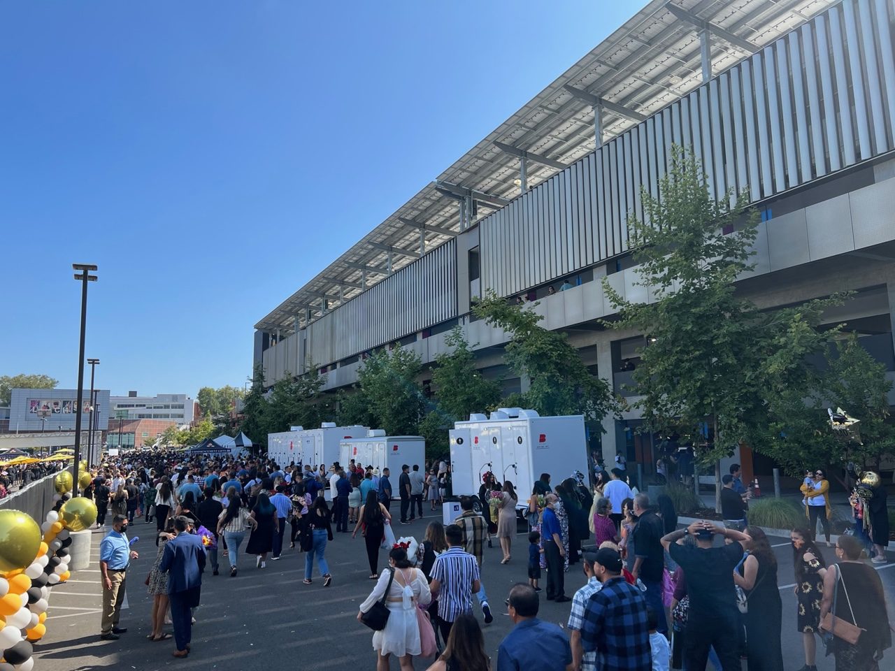 Botros Bathroom Trailers at Graduation Ceremony 2022